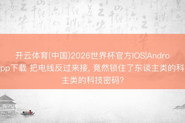 开云体育(中国)2026世界杯官方IOS|Android手机app下载 把电线反过来接， 竟然锁住了东谈主类的科技密码?