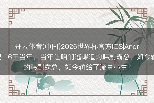开云体育(中国)2026世界杯官方IOS|Android手机app下载 16年当年，当年让咱们逃课追的韩剧霸总，如今输给了流量小生？