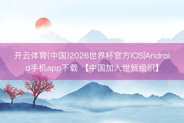 开云体育(中国)2026世界杯官方IOS|Android手机app下载 【中国加入世贸组织】