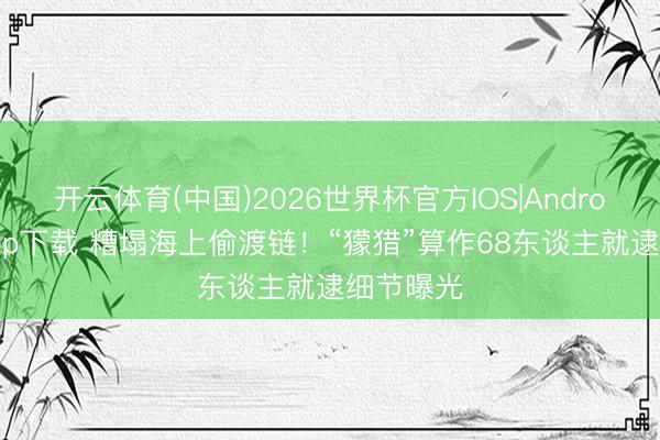 开云体育(中国)2026世界杯官方IOS|Android手机app下载 糟塌海上偷渡链！“獴猎”算作68东谈主就逮细节曝光
